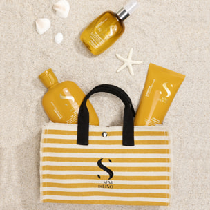 ALFAPARF MILANO Kit Semi Di Lino Sunshine Shampoo 250ml + Treatment 200ml + Oil 125ml + Bag Omaggio
