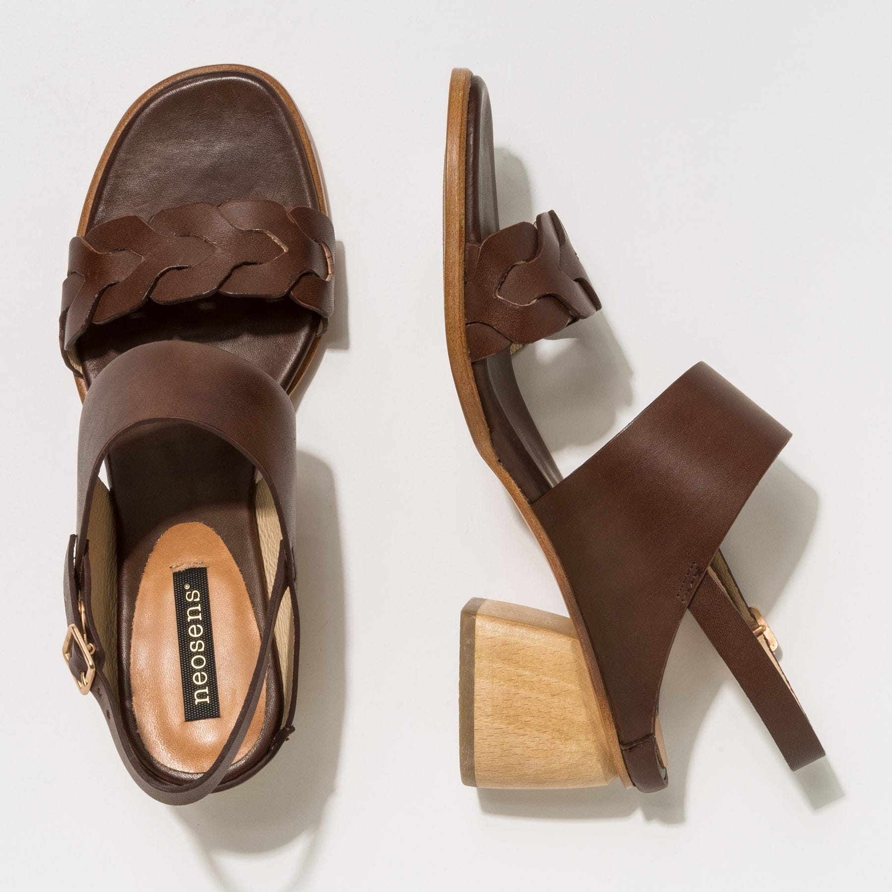 Sandalias S3144 RESTORED SKIN BROWN / VERDISO color Brown