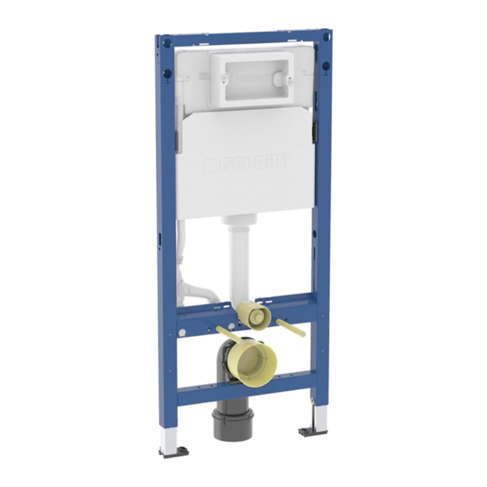 DUOFIXBasic pour toilettes suspendues, avec réservoir Delta, pour boutons de commande Delta (111.153.00.3)