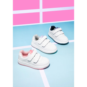 Zapatillas Deportivas Colegiales Unisex Blanco / Gris