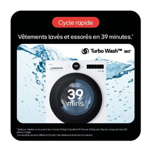 Lave linge hublot LG F14X76BSTA