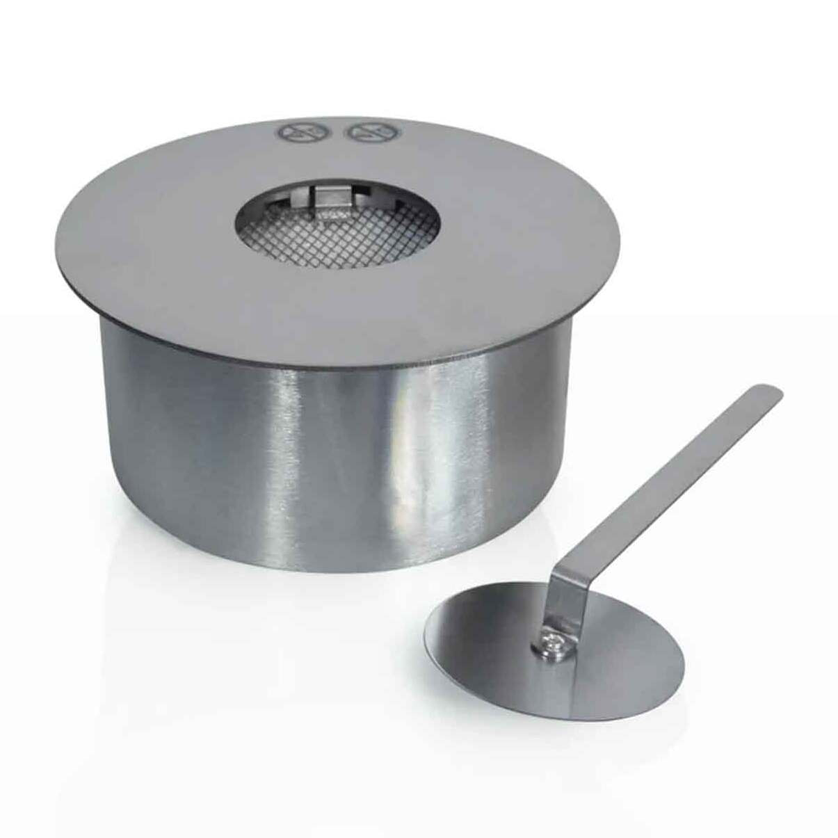 Bruciatore a bioetanolo per camino 2,5 L, in acciaio inox Ø25 cm