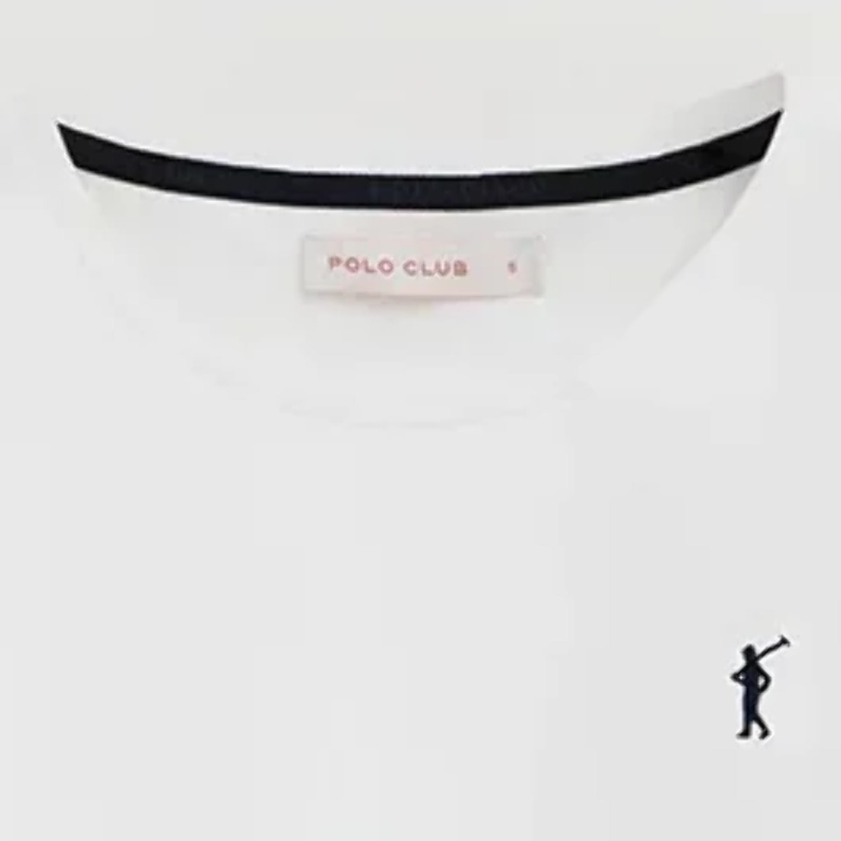 Camiseta blanca de manga larga y cuello redondo con bordado Rigby Go