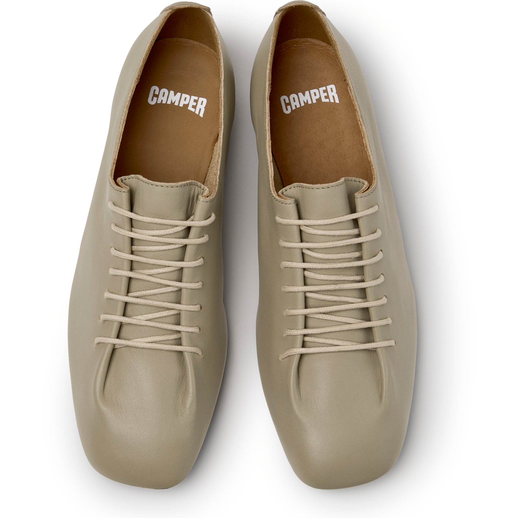 Bailarinas - CAMPER Casi Myra - Beige - Piel lisa