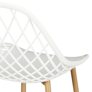 Chaise Exterieur Malaga Blanc