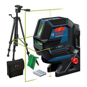 Laser lignes et points vert GCL 2-50 G + RM 10 + trépied BT 150 - BOSCH - 0601066M01
