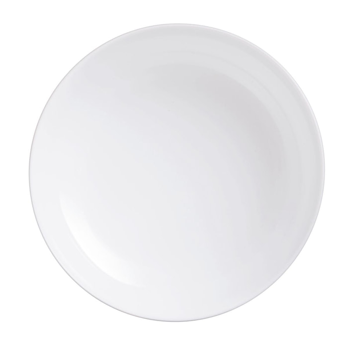 Plat à four rond blanc 18cm Smart Cuisine Diwali 250°C - Luminarc - Opale culinaire extra léger et résistant
