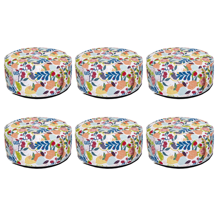 Pouf Gonflable Peps - Lot De 6