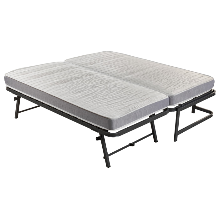 Pack descanso cama nido partitura + 2 colchones viscoelásticos de espuma HR · WHAT THE SLEEP