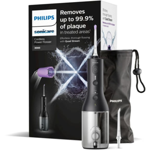 Hydropulseur PHILIPS Sonicare Powerflosser 3000 HX3826/33 sans fil