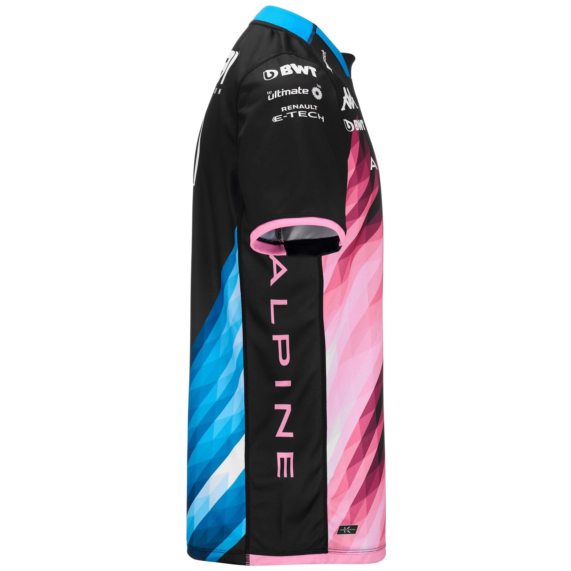 Maglie gioco Kappa Uomo Kombat 2024 Ocon Alpine F1 Nero