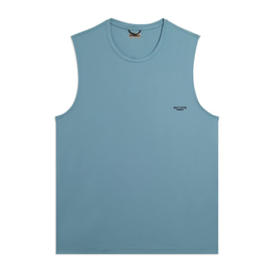 T-shirt senza maniche in tessuto quick dry