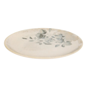Assiette dessert Silvia D20cm gris