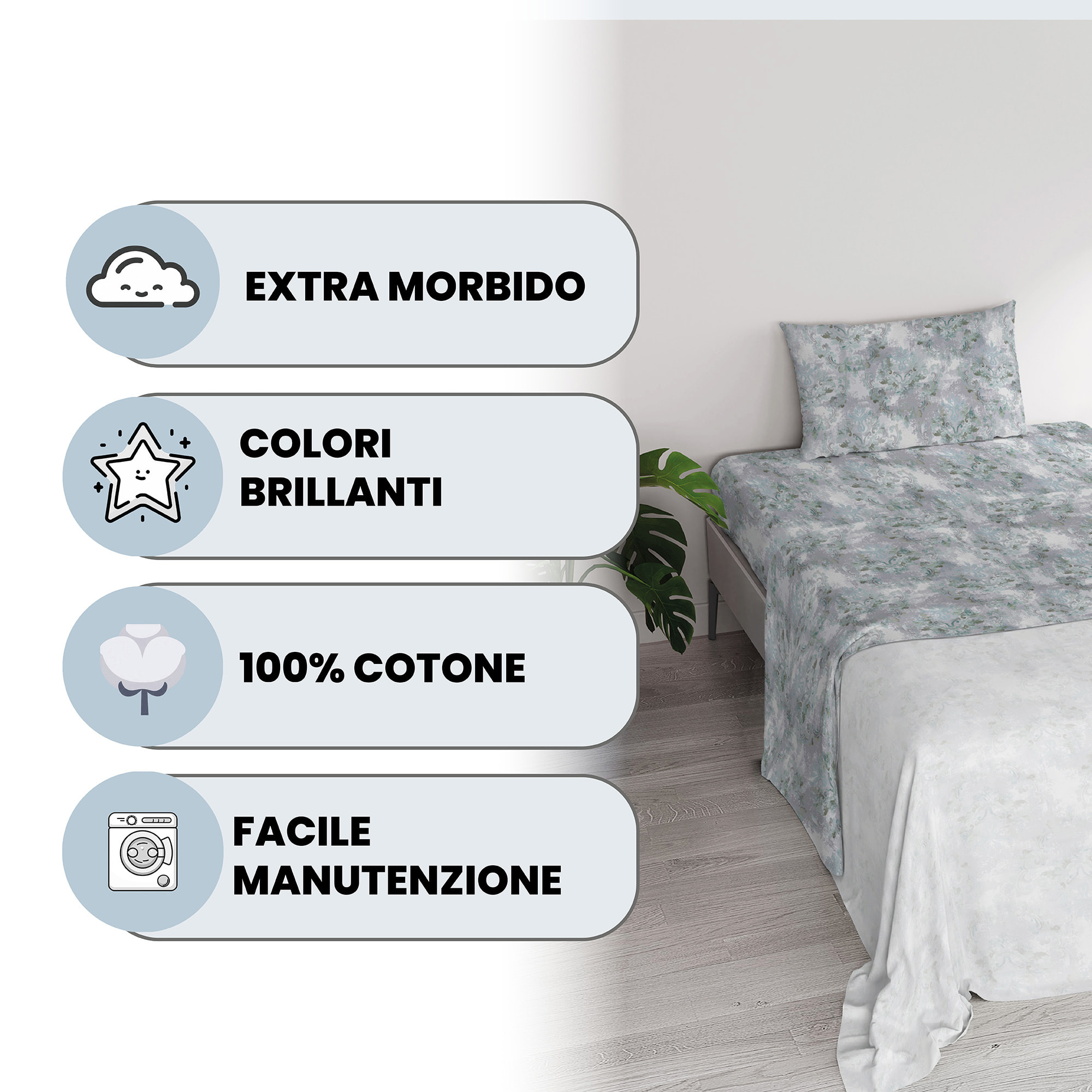 COMPLETO LETTO IDA SINGOLO