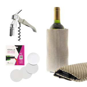 Apérifun - Set initiation 3 pièces pour la dégustation des vins - Beige