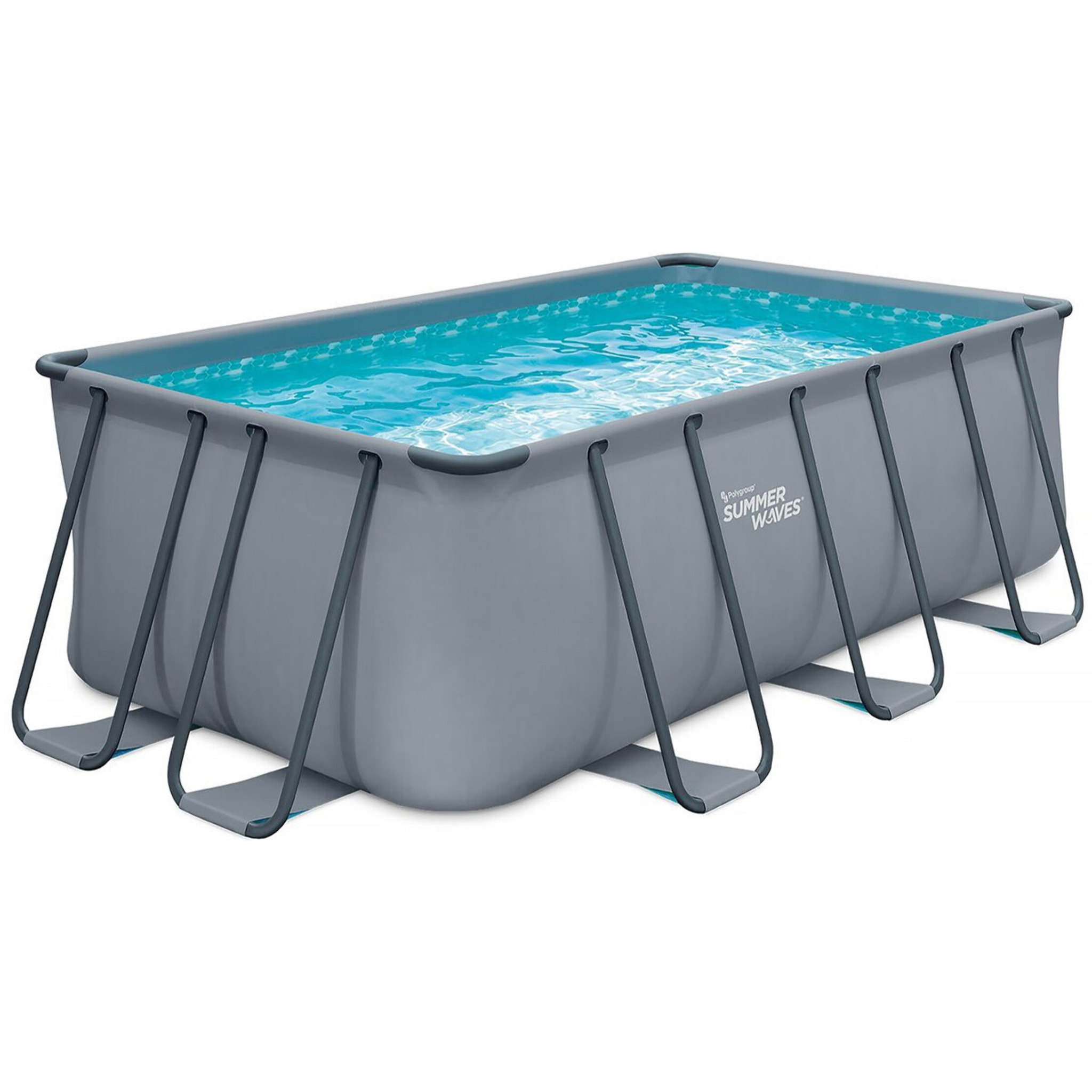 Piscine tubulaire "Ludo 2" - 4,01 x 2,01 x 1,22 m - Filtration 2,3 m3/h