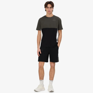 Kappa - Pantaloni Corti Uomo Nero - Logo Gnaco