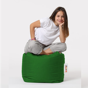 Pouf de jardín color verde