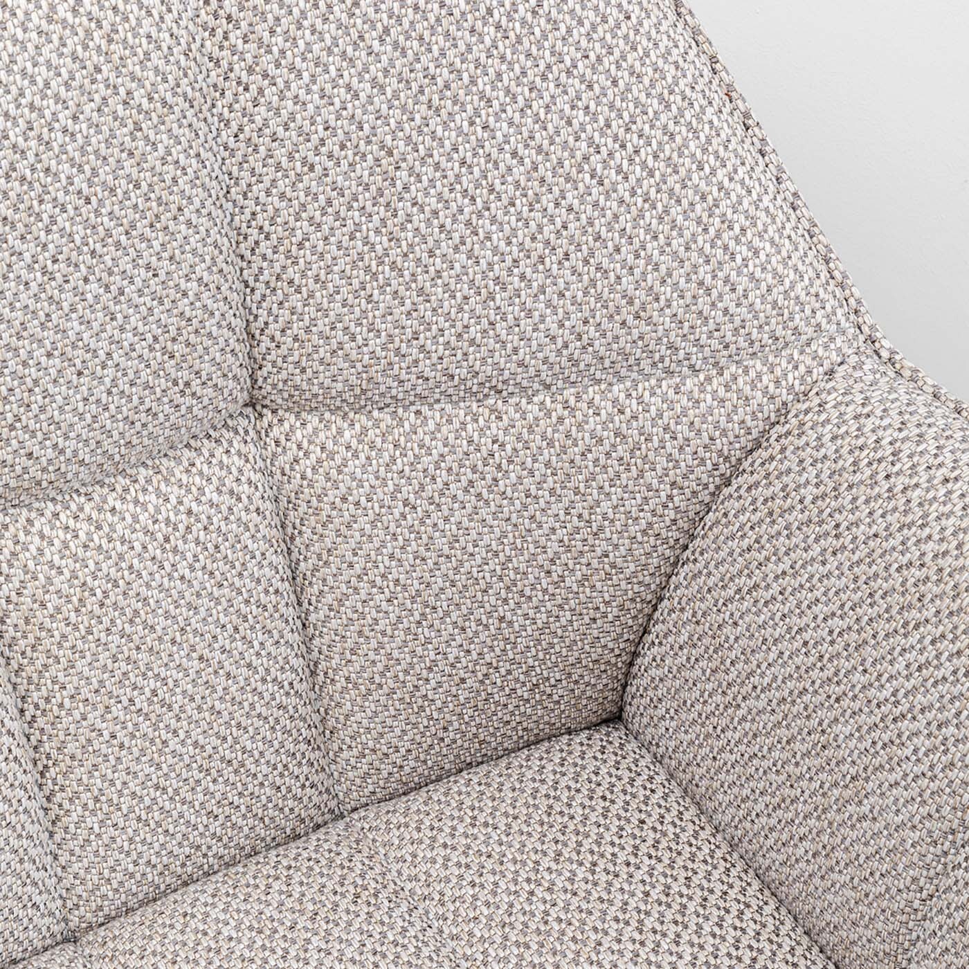 Chaise avec accoudoirs pivotante Thinktank grise Kare Design