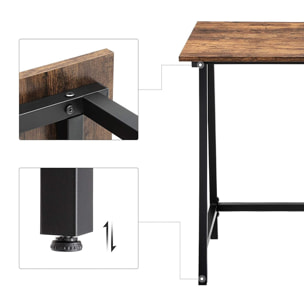 Scrivania da ufficio industrial Oslo in legno e metallo