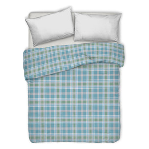 Copriletto di cotone ben verde 100% cotone