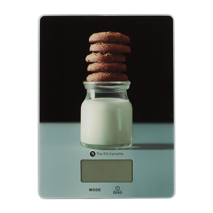 Balance de cuisine électronique avec décor biscuits