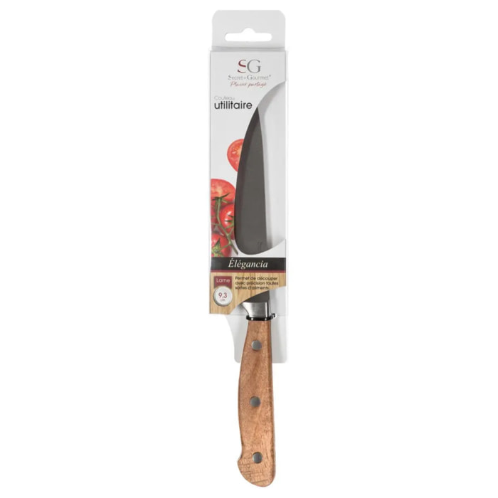 Couteau utilitaire acier "Elegancia" lame 13cm
