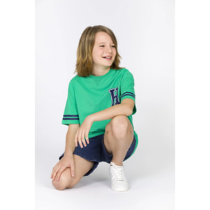 Camiseta de niño verde