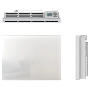 Radiateur électrique céramique GLASS blanc 1500W