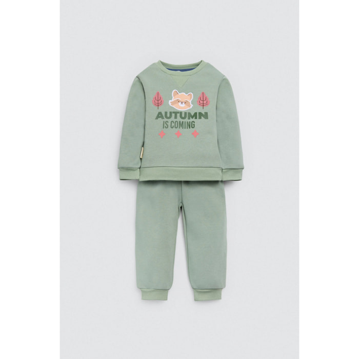 Felpa e jogger per neonato Autumn Buddy
