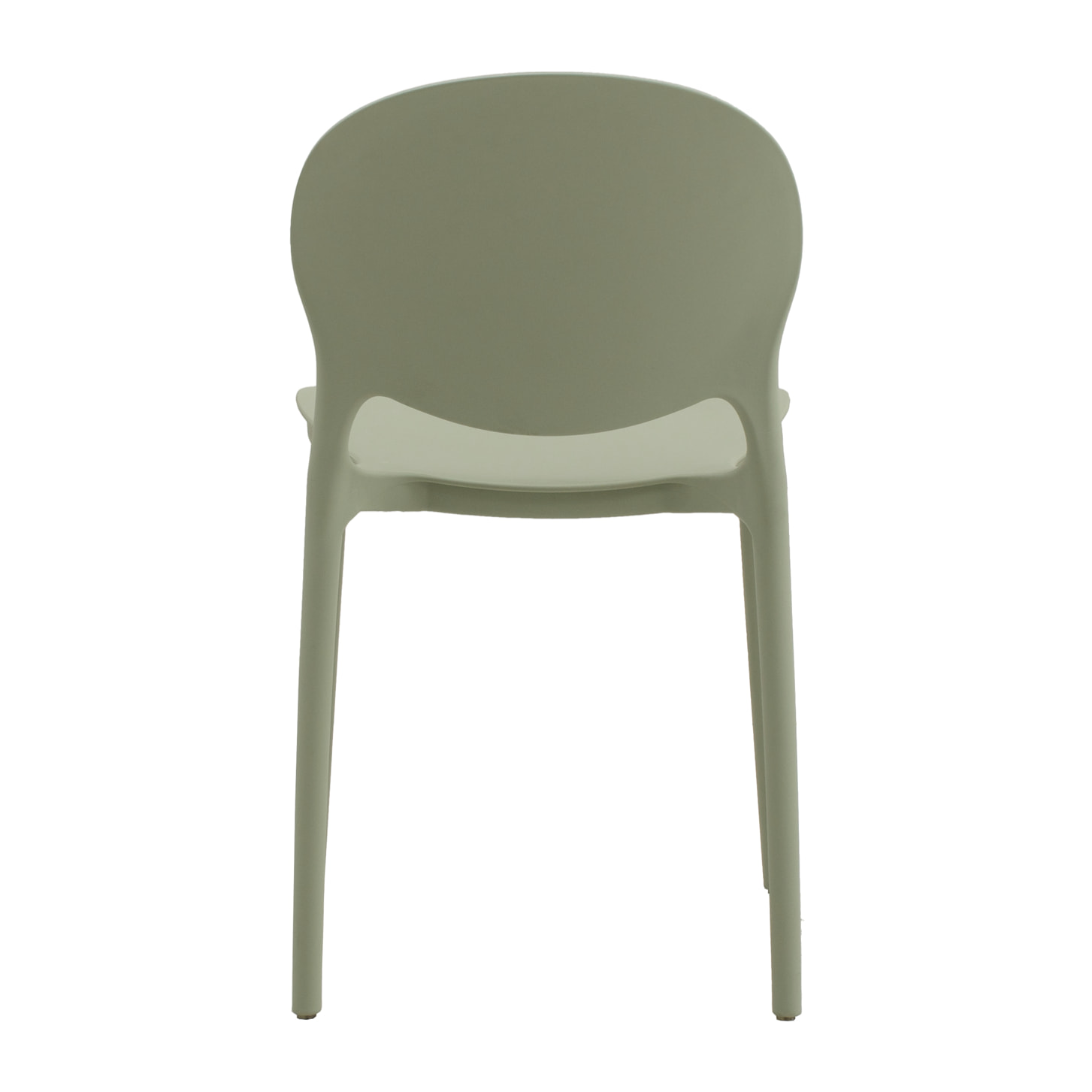 set 2 sedie impilabili in polipropilene verde
