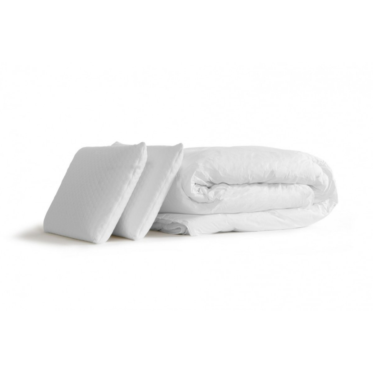 Pack matelas LE DOUX - Mémoire de forme - Ep. 24 + sommier kit Blanc