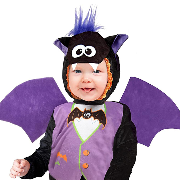 Costume Travestimento Halloween Carnevale Pipistrellino Tutina Baby Bambino Ciao