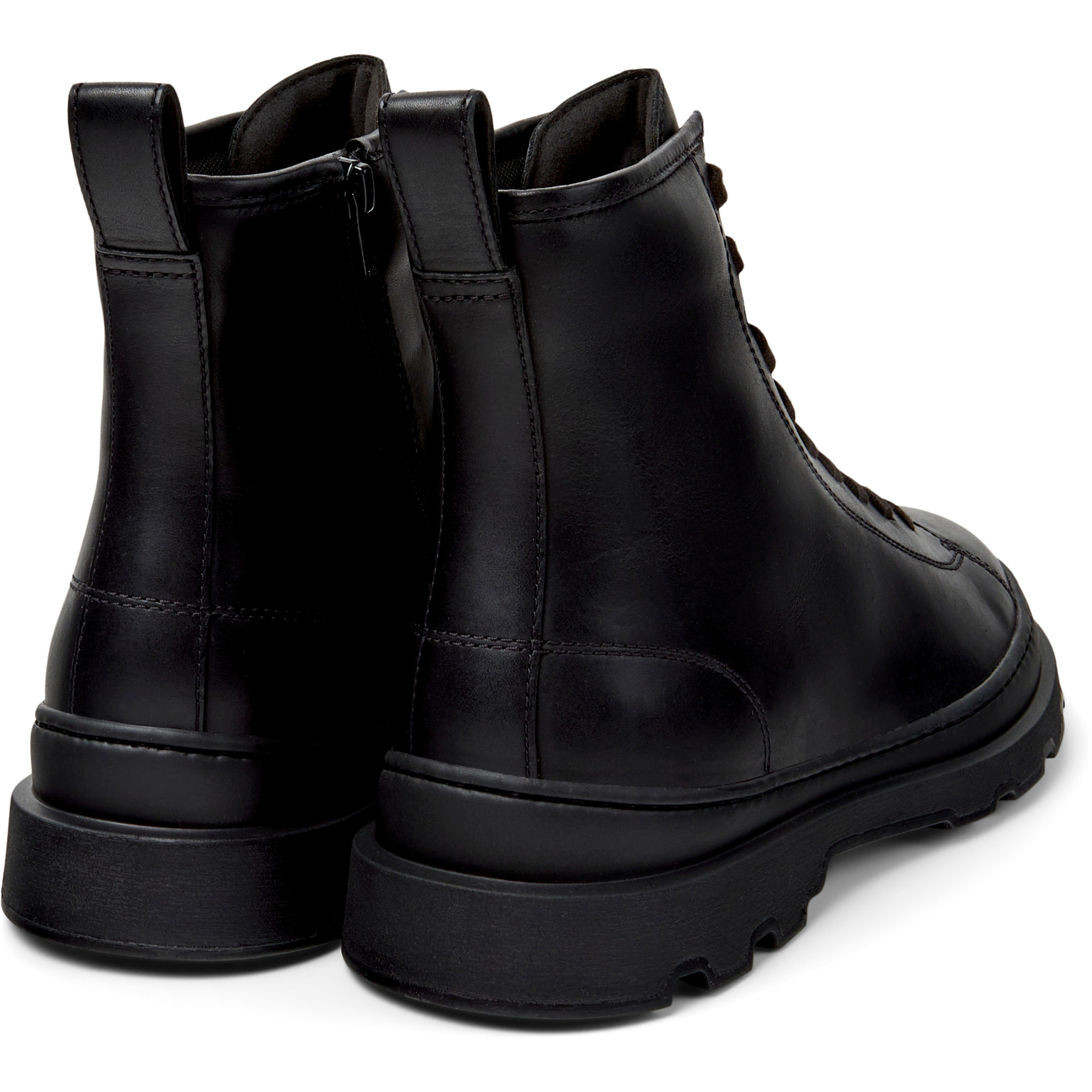 Botines - CAMPER Brutus+ - Negro - Cuero liso