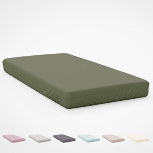 Icehome - Sábana Bajera Lisa - 100% Microfibra - Verde 75