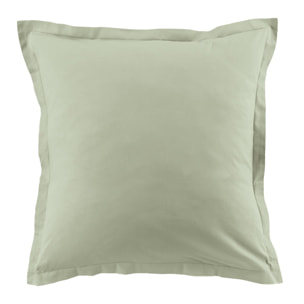 Paire De Taie D'oreiller 100%coton 57fils/2 Verveine