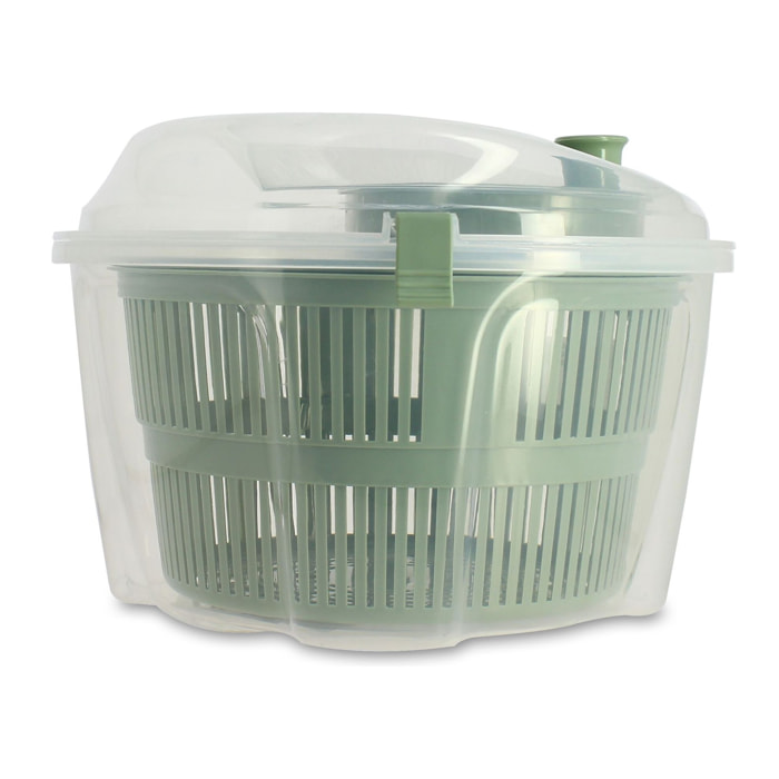 Essoreuse à salade en plastique verte