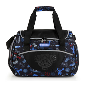 Bolsa de viaje infantil Gabol TRAINING negra y resistente al agua