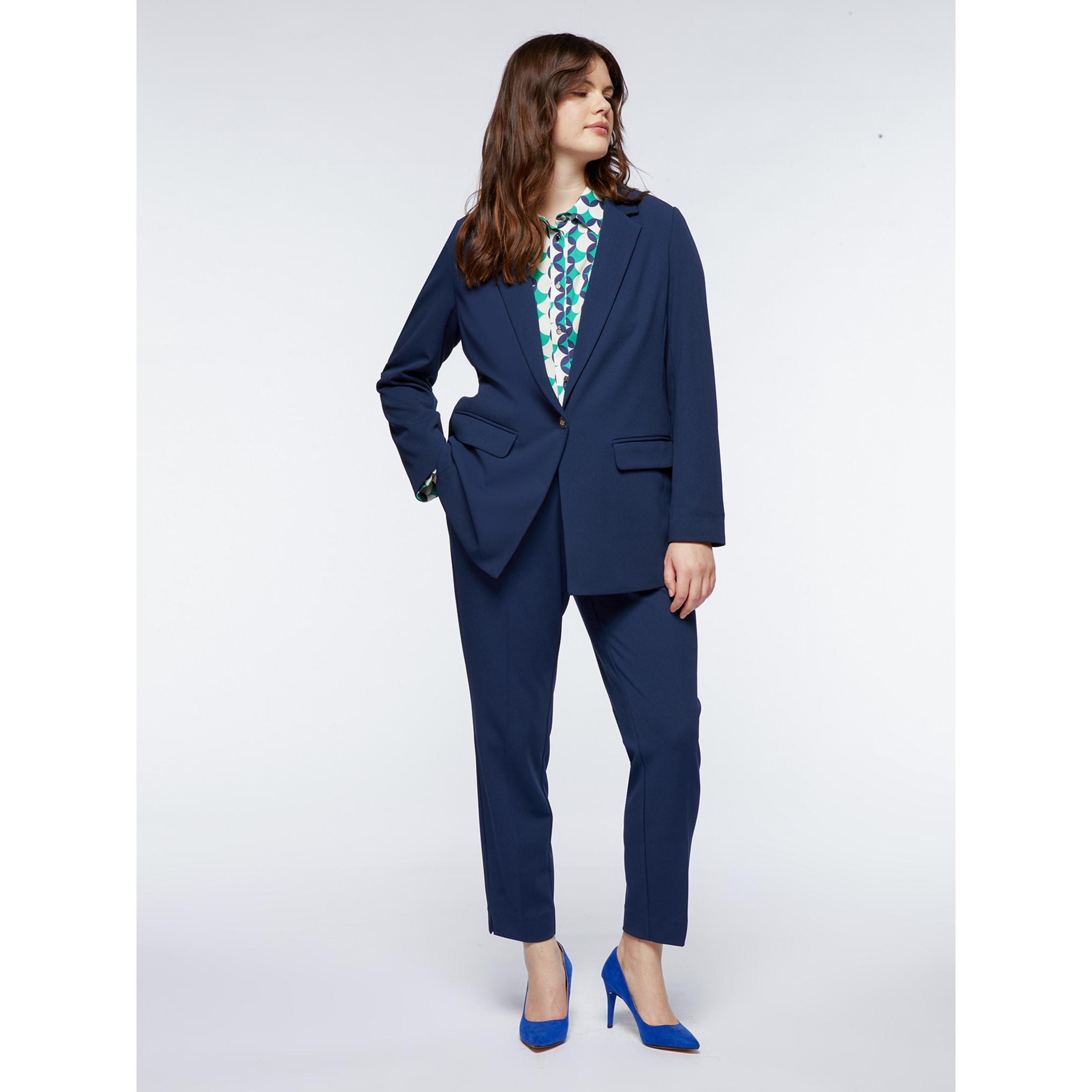 Fiorella Rubino - Blazer in tessuto fluido - Blu