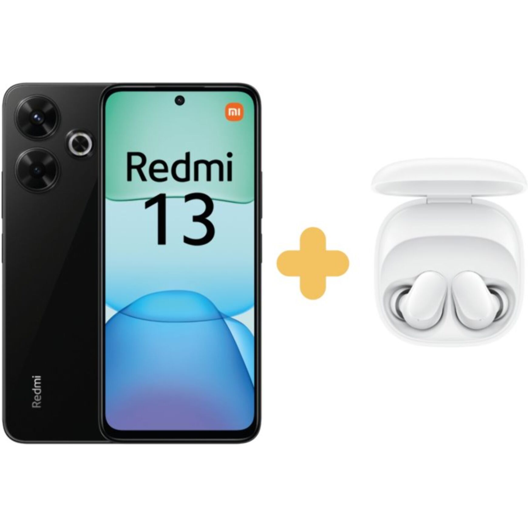 Smartphone XIAOMI Pack Redmi 13 256Go Noir 4G + Buds6 Play