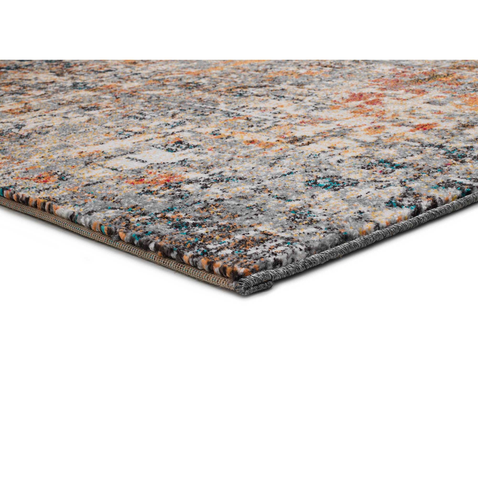 SHIRAZ Alfombra abstracta de pelo corto multicolor, varias medidas disponibles