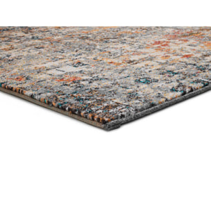 SHIRAZ Alfombra abstracta de pelo corto multicolor, varias medidas disponibles