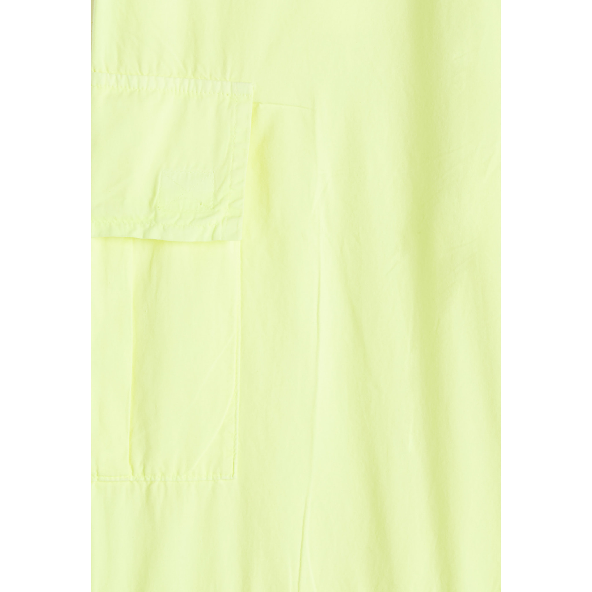 Pantaloni cargo in popeline con doppia coulisse