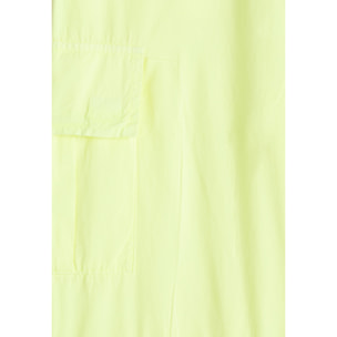 Pantaloni cargo in popeline con doppia coulisse