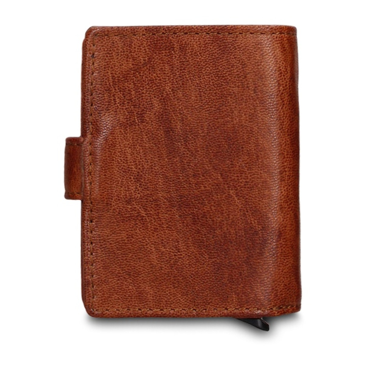 Portafoglio uomo in vera pelle - Modello Ebroin - Casual - 7.5 x 10.0 x 2.0 cm