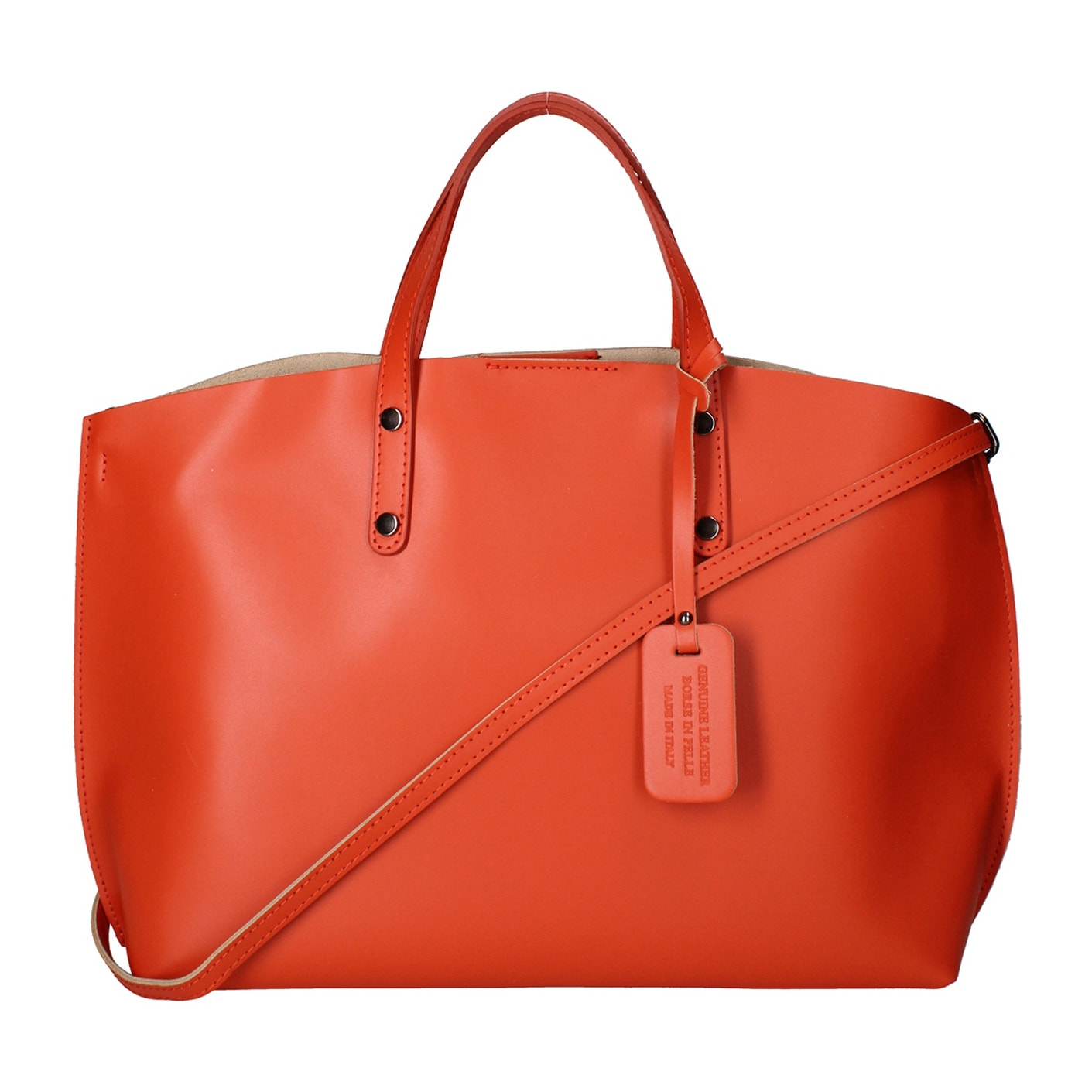Borsa a mano da donna - Modello Lumena - Vera pelle - 48.0 x 31.0 x 11.0 cm