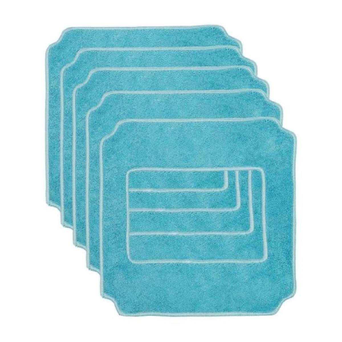 Cecotec Pack de 5 serpillières pour robots lave-vitres Conga Windroid 1390 Doubl