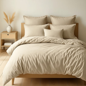 Drap Housse - Bonnet 35cm 100% Coton 57fils Grege