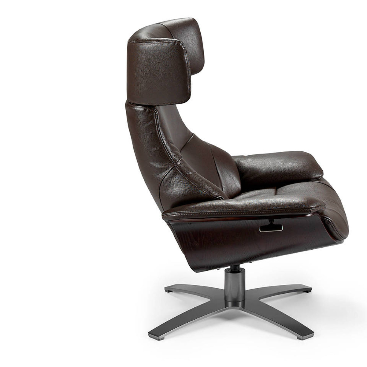 Sillón Angel Cerda de piel de vacuno 88x85x105cm
