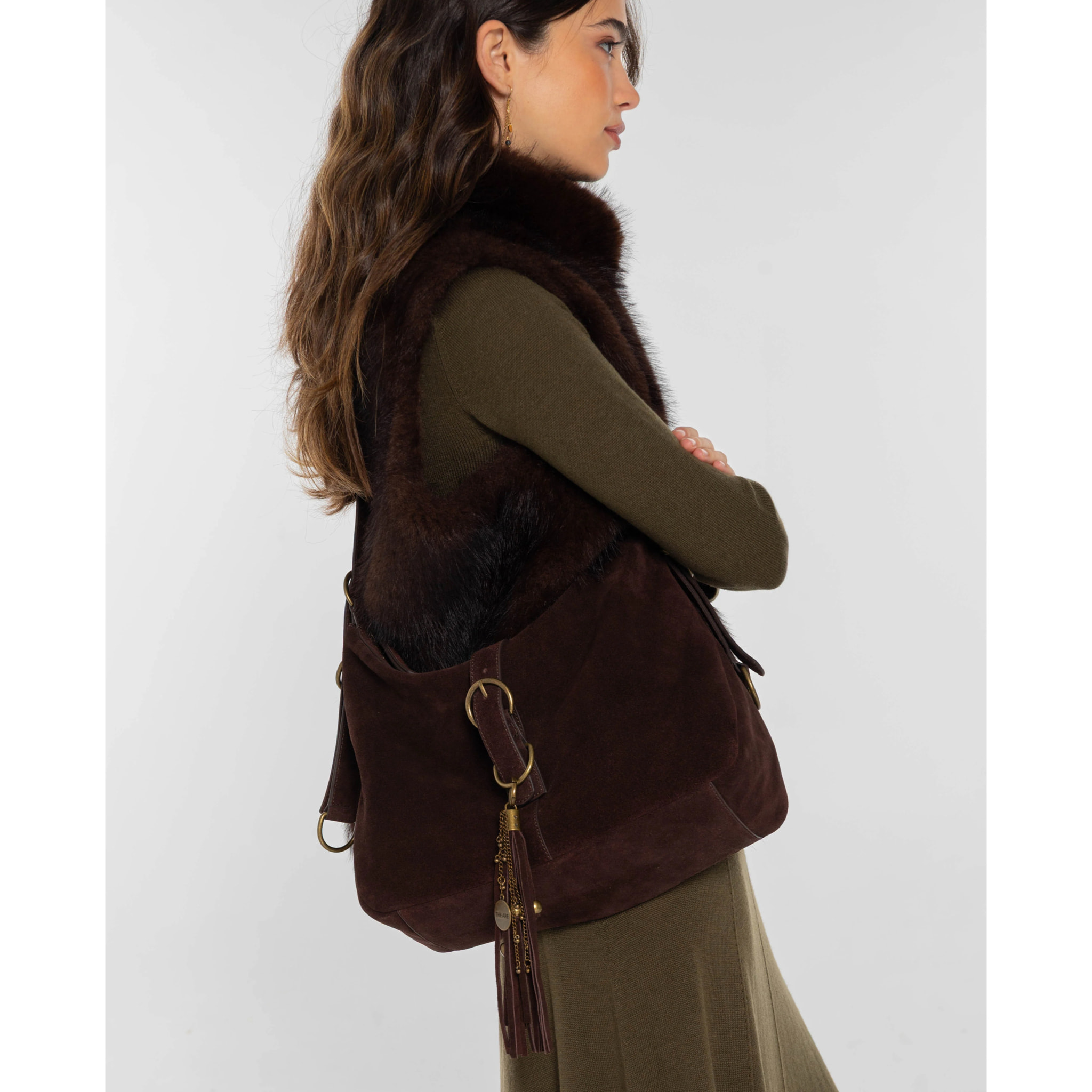 Bolso hobo de piel grande